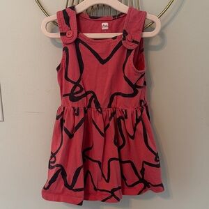 Tea Collection pink and Navy Dress